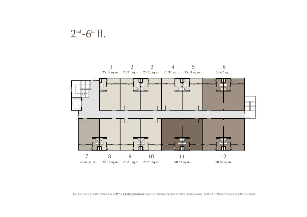 อพาร์ทเม้นท์ 8 ชั้น 79 ห้อง